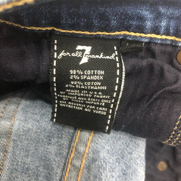 Seven for All Mankind Cropped Bootcut Denim Jeans - Picture 9 of 11